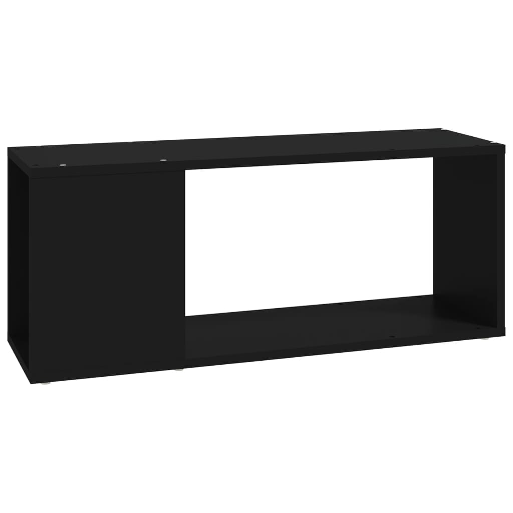 vidaXL TV skrinka čierna 80x24x32 cm drevotrieska