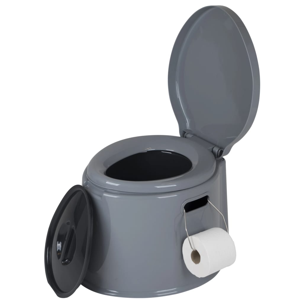 Bo-Camp Prenosná toaleta 7 l šedá