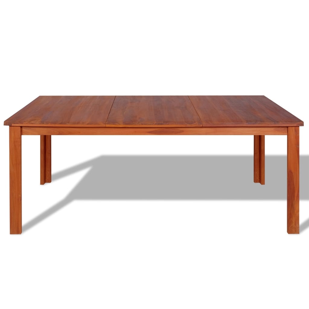 vidaXL Jedálenský stôl z teakového dreva, 180x90x75 cm