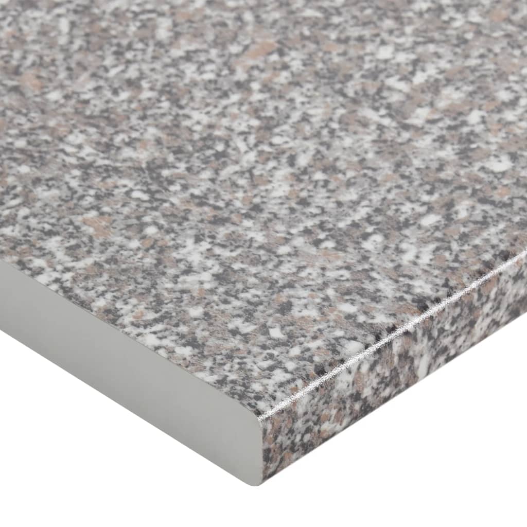 vidaXL Kuchynská doska sivá s granitovou textúrou 80x60x2,8 cm drevotrieska