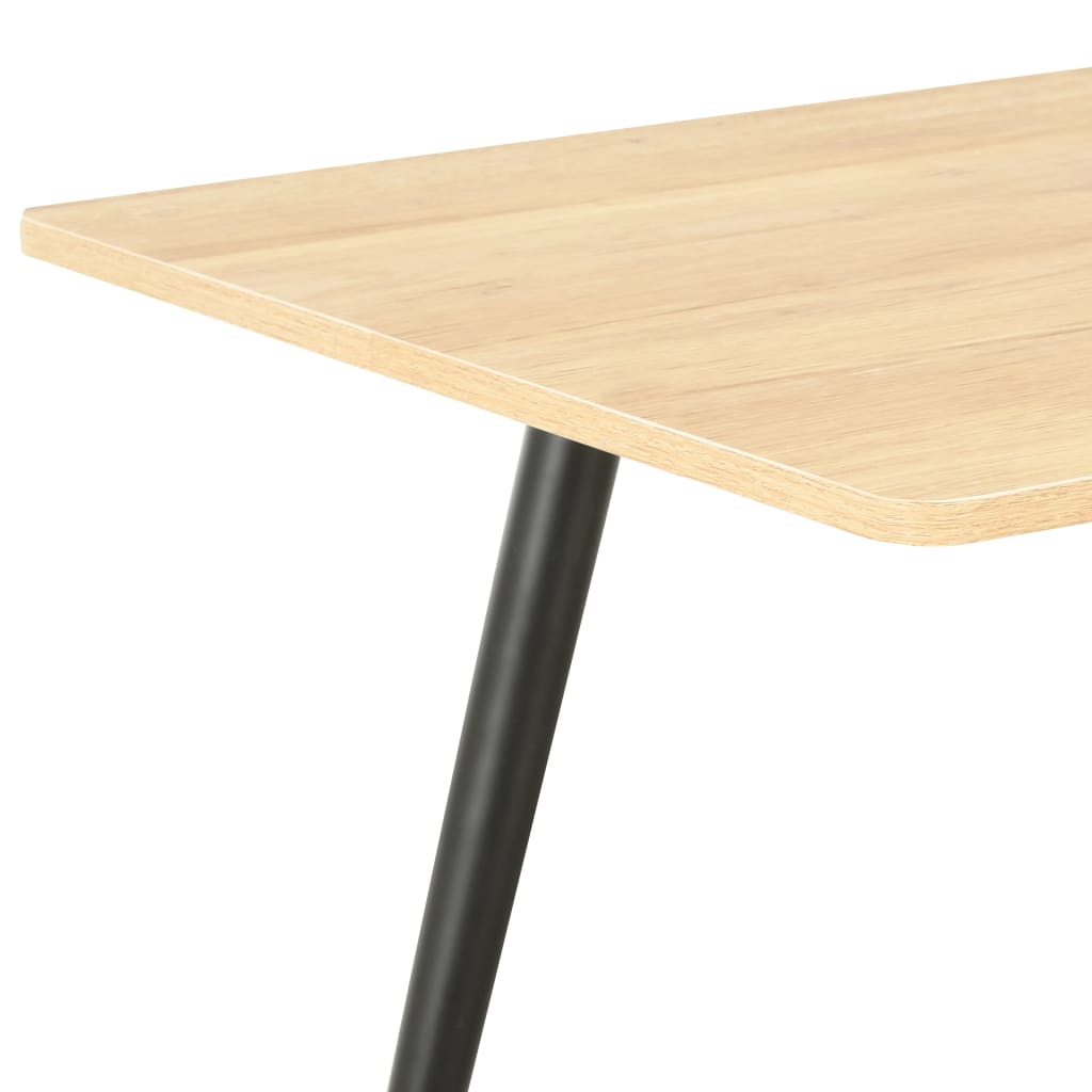 vidaXL Konferenčný stolík, čierno dubový 120x60x46 cm