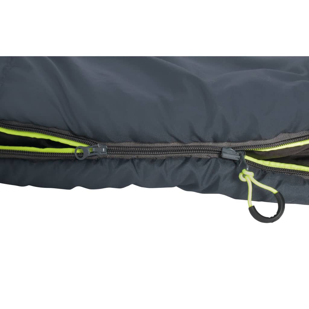 Outwell Dvojmiestny spací vak Campion Lux ľavý zips tmavosivý