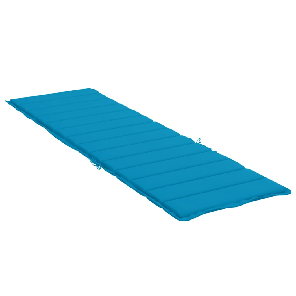 vidaXL Podložka na ležadlo, modrá 200x60x3 cm, oxfordská látka