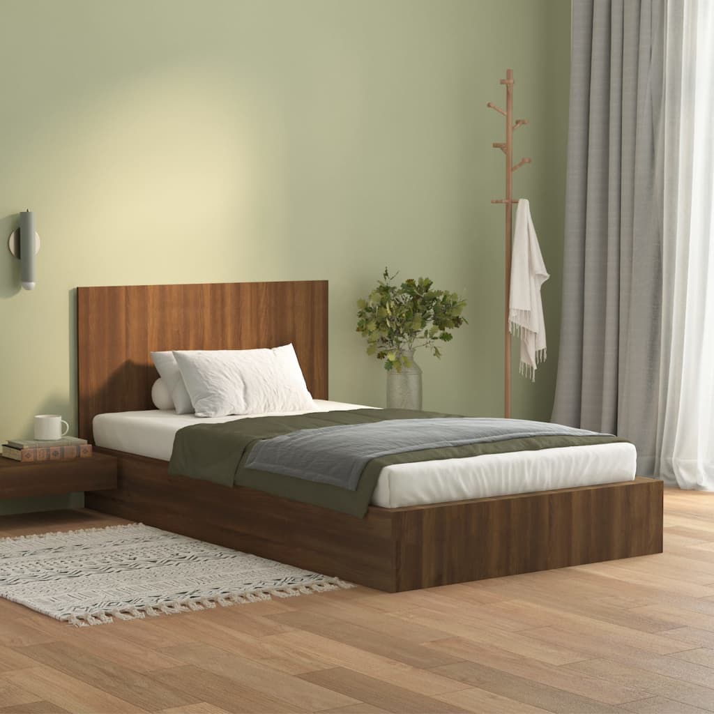 vidaXL Čelo postele hnedý dub 120x1,5x80 cm spracované drevo