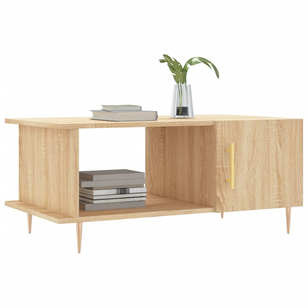 vidaXL Konferenčný stolík dub sonoma 90x50x40 cm kompozitné drevo