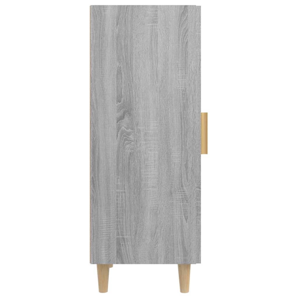 vidaXL Komoda sivý dub sonoma 34,5x34x90 cm spracované drevo