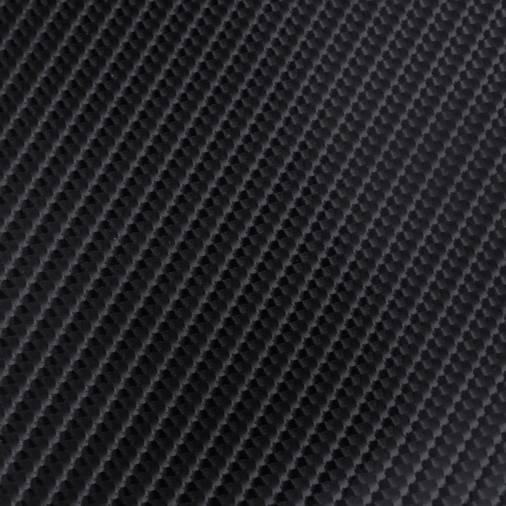 Vinylová autofólia z uhlíkového vlákna 4D, čierna 152x200 cm