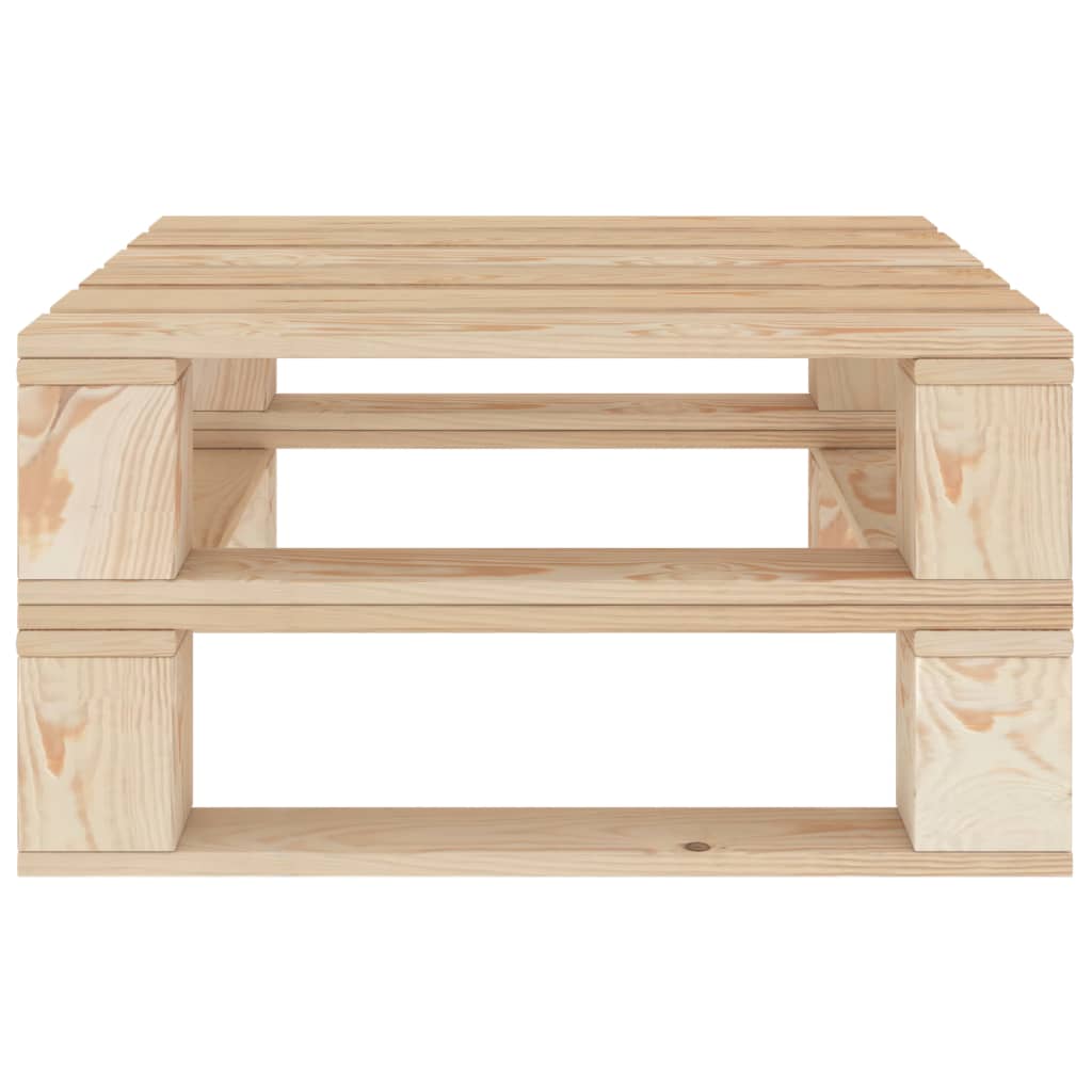 vidaXL Záhradný stôl z paliet, drevo