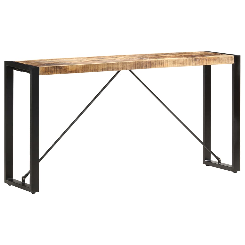 vidaXL Konzolový stolík 150x35x76 cm mangovníkový masív
