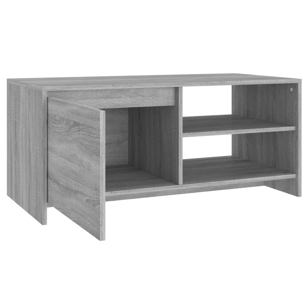 vidaXL Konferenčný stolík sivý dub sonoma 102x50x45cm spracované drevo