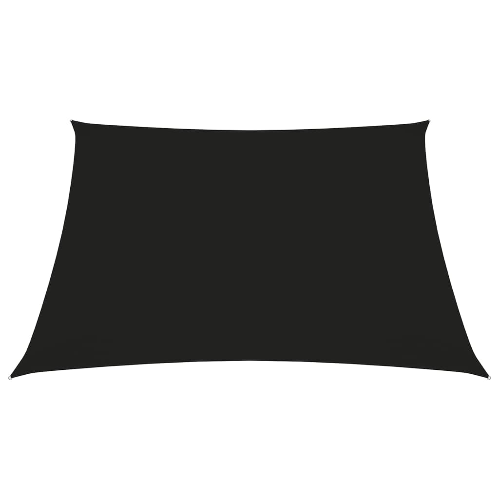 vidaXL Tieniaca plachta oxfordská látka štvorcová 4,5x4,5 m čierna