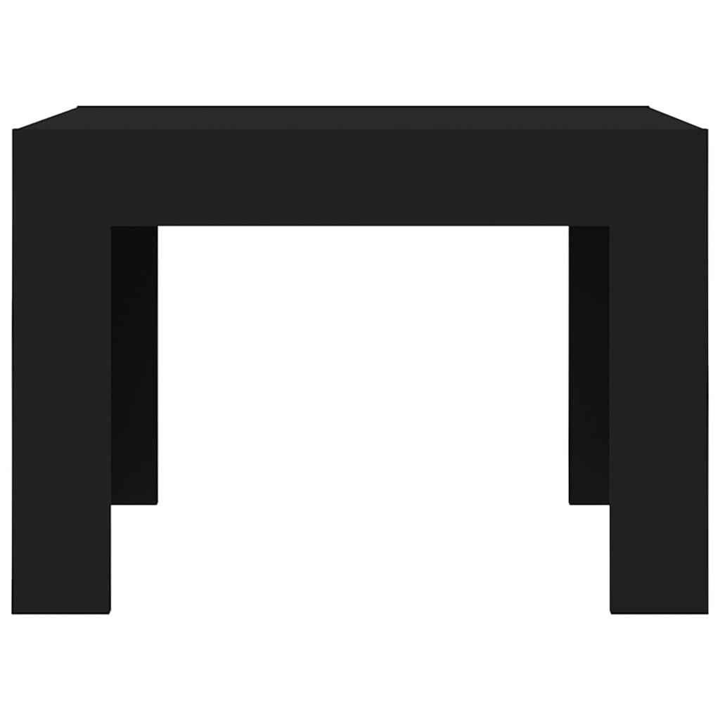 vidaXL Konferenčný stolík čierny 50x50x35 cm drevotrieska