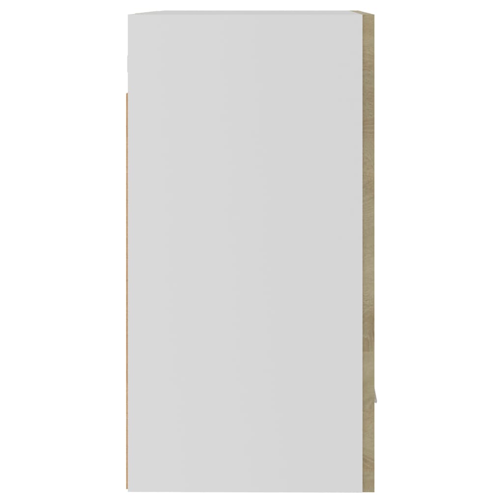 vidaXL Závesná skrinka, dub sonoma 50x31x60 cm, kompozitné drevo