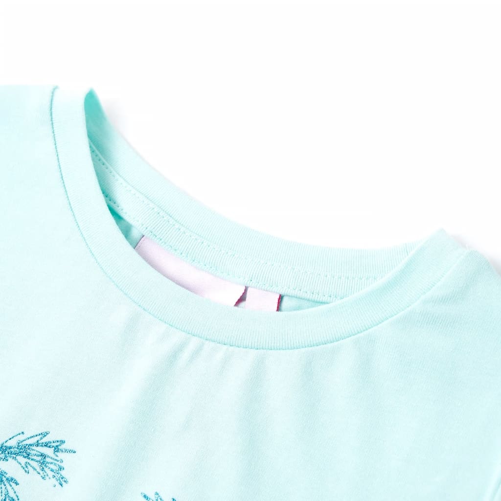 Detské tričko svetlé aqua 92