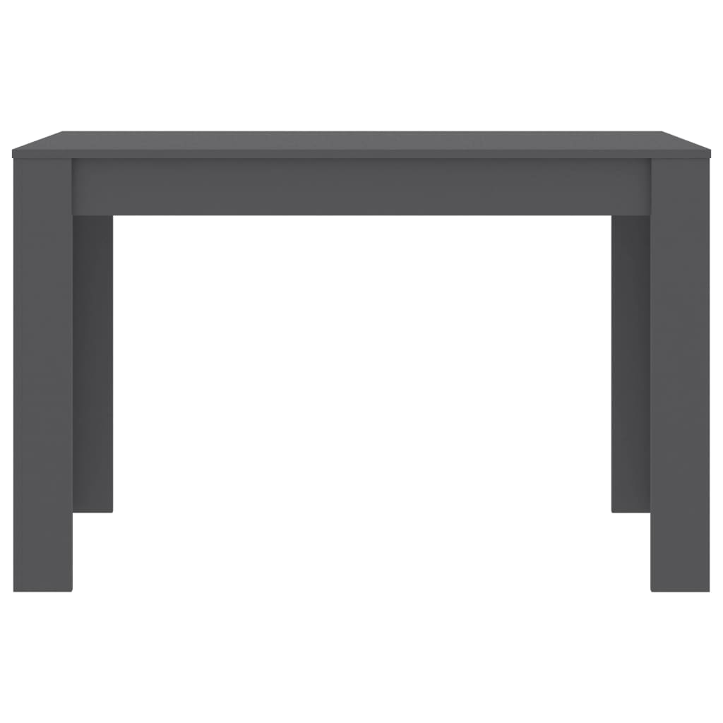 vidaXL Jedálenský stôl sivý 120x60x76 cm drevotrieska