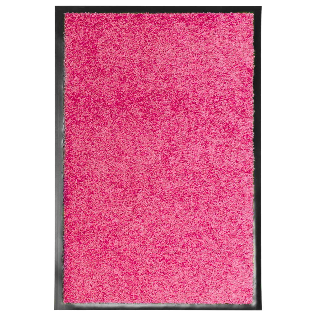 vidaXL Rohožka, prateľná, ružová 40x60 cm
