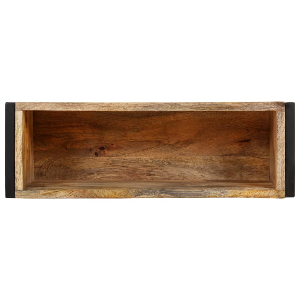 vidaXL Kvetináč 60x20x68 cm surové mangovníkové drevo