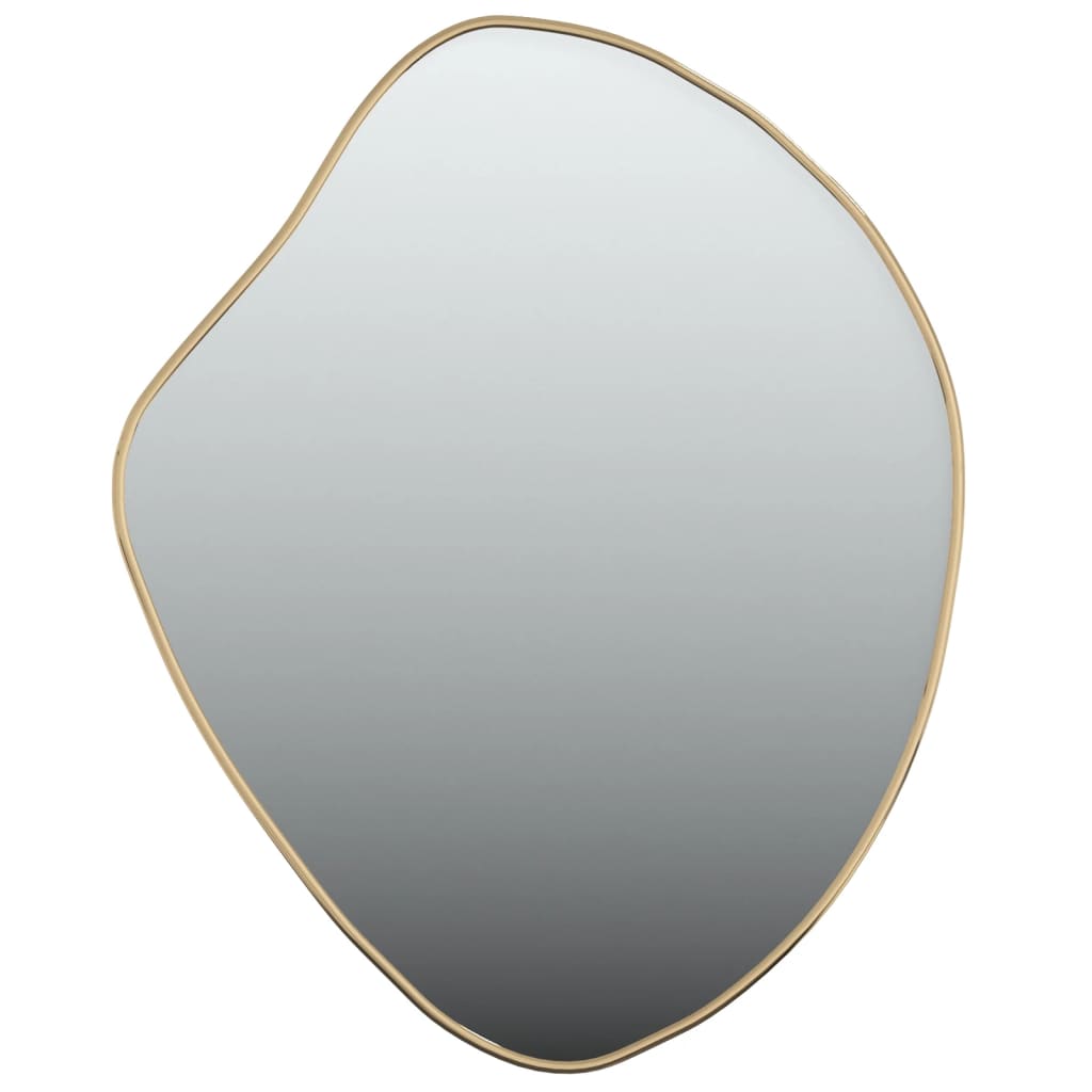 vidaXL Nástenné zrkadlo zlaté 50x40 cm