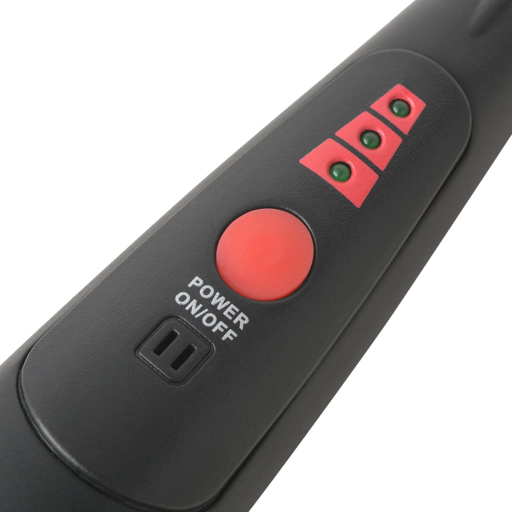 vidaXL Detektor kovov pinpointer, čierno-červený