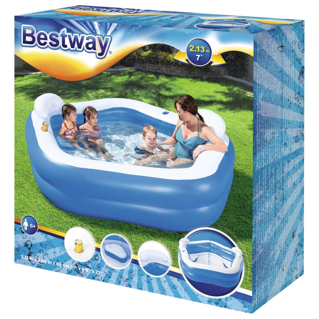 Bestway Family Fun Rodinný bazén 213x206x69 cm