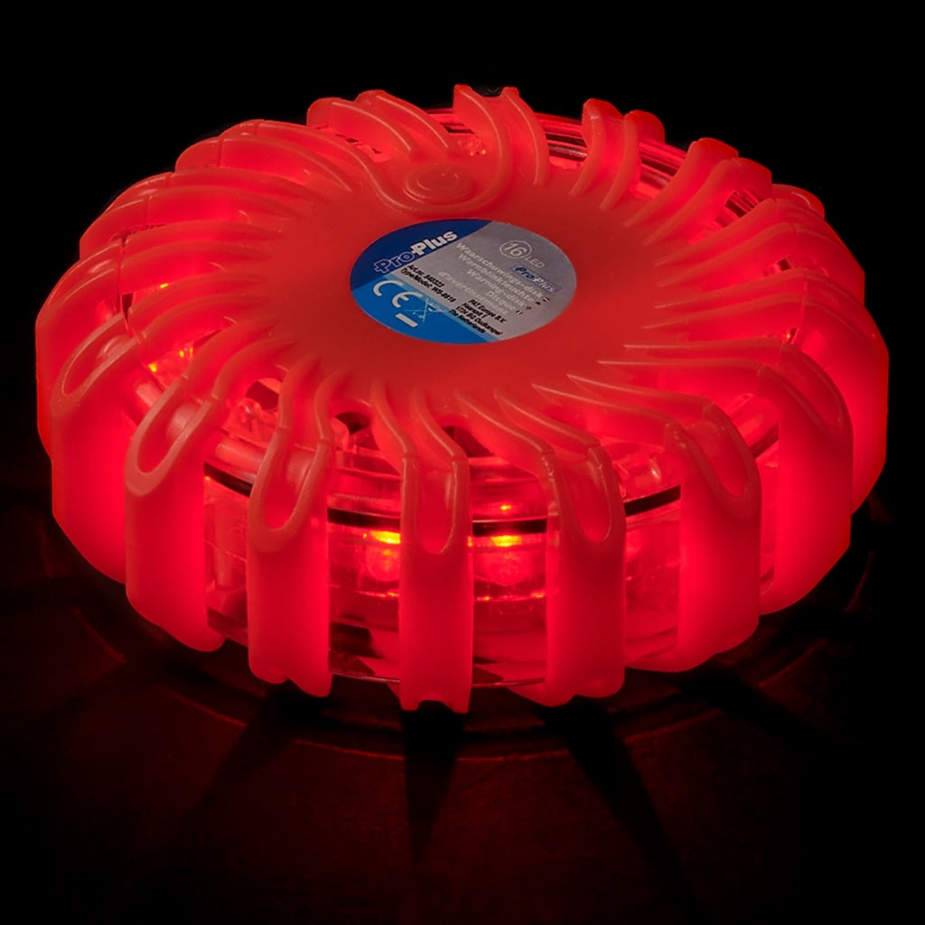 ProPlus Signalizačný disk 16 LED oranžový 540322