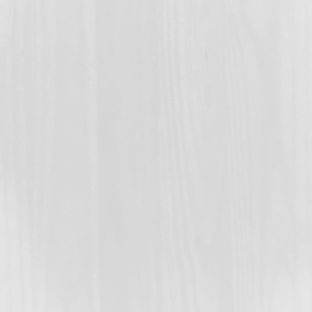 vidaXL Konzolový stolík, mexická borovica Corona, biely 90x34,5x73 cm