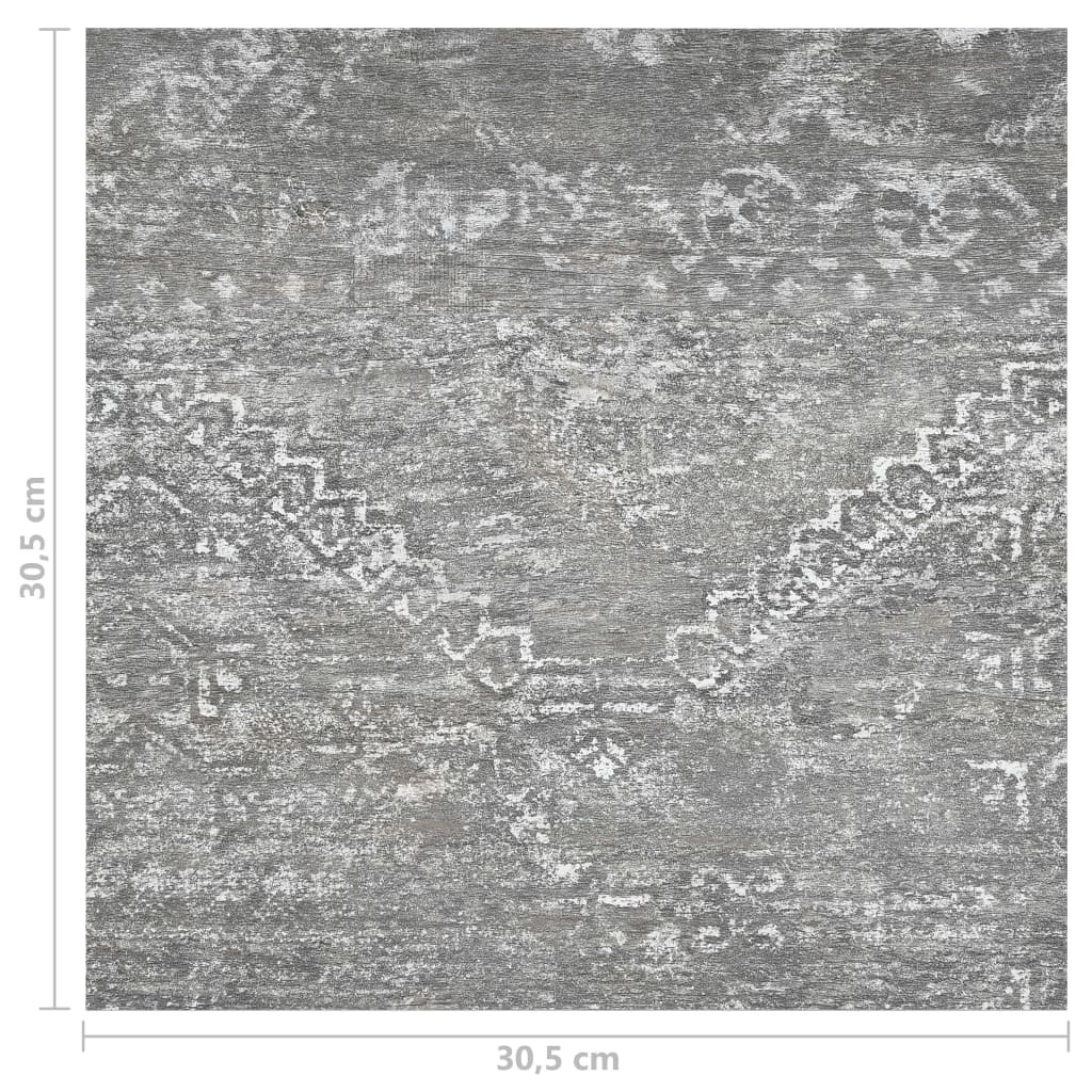 vidaXL Samolepiace podlahové dosky 55 ks, PVC 5,11 m², betónovo sivé