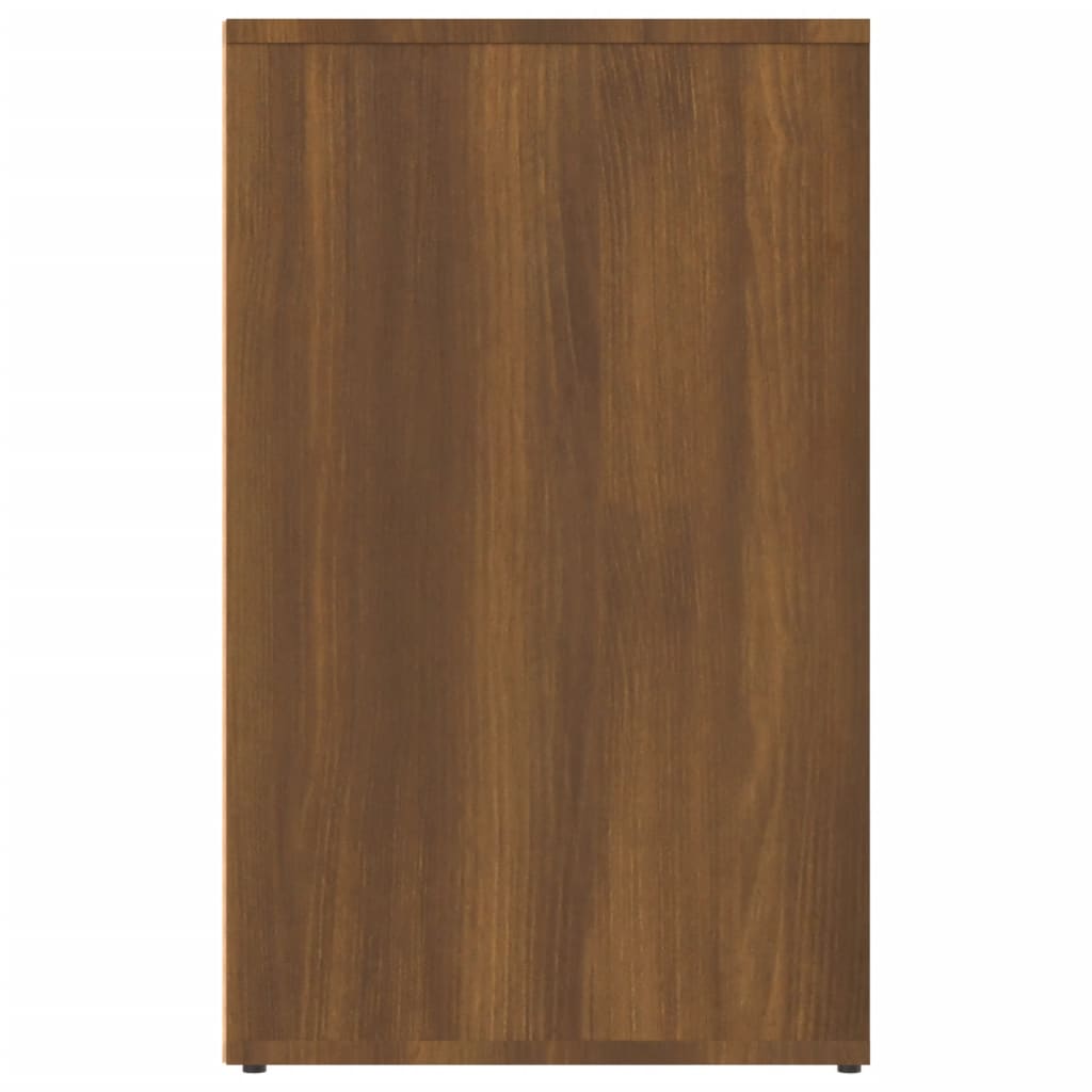 vidaXL Kozmetická skrinka hnedý dub 80x40x65 cm spracované drevo