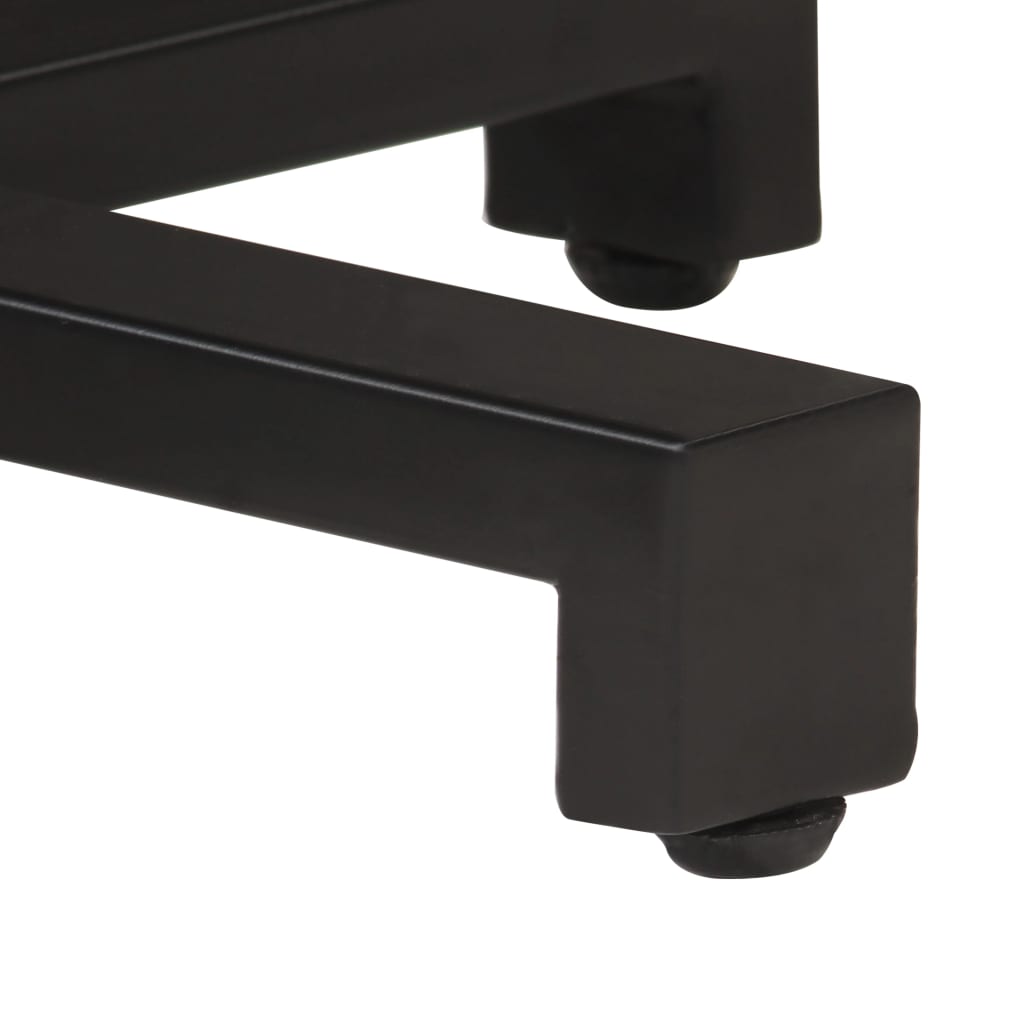 vidaXL Bistro stolík s nepravidelnými hranami 80x80x75 cm akáciový masív