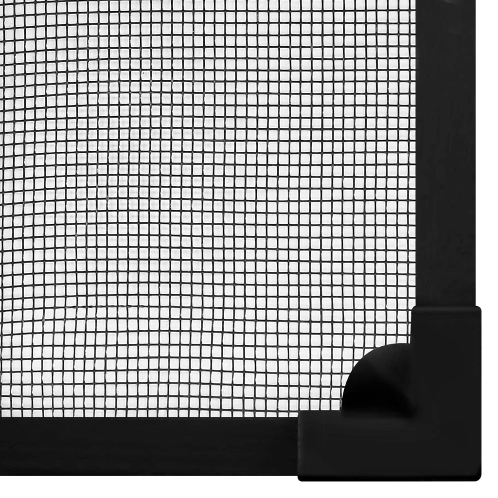 vidaXL Magnetická okenná sieťka proti hmyzu antracitová 80x120 cm sklolaminát