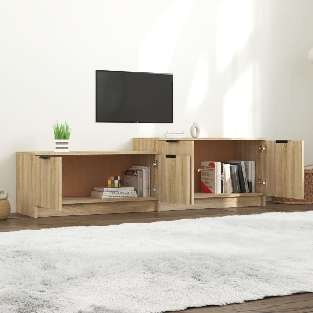 vidaXL TV stolík dub sonoma 158,5x36x45 cm spracované drevo