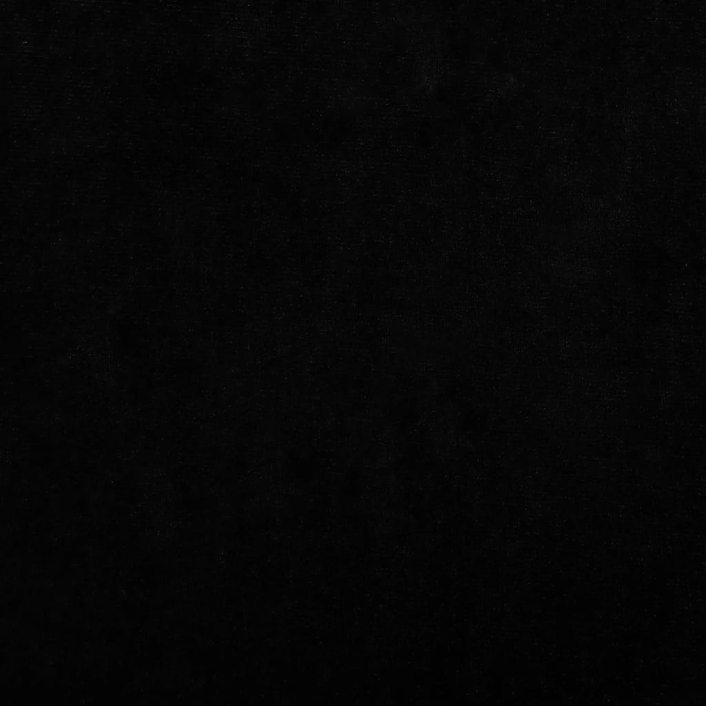 vidaXL Detská pohovka čierna 60x40x30 zamat