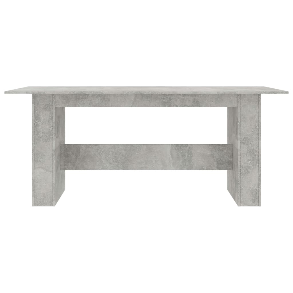 vidaXL Jedálenský stôl betónovo-sivý 180x90x76 cm drevotrieska