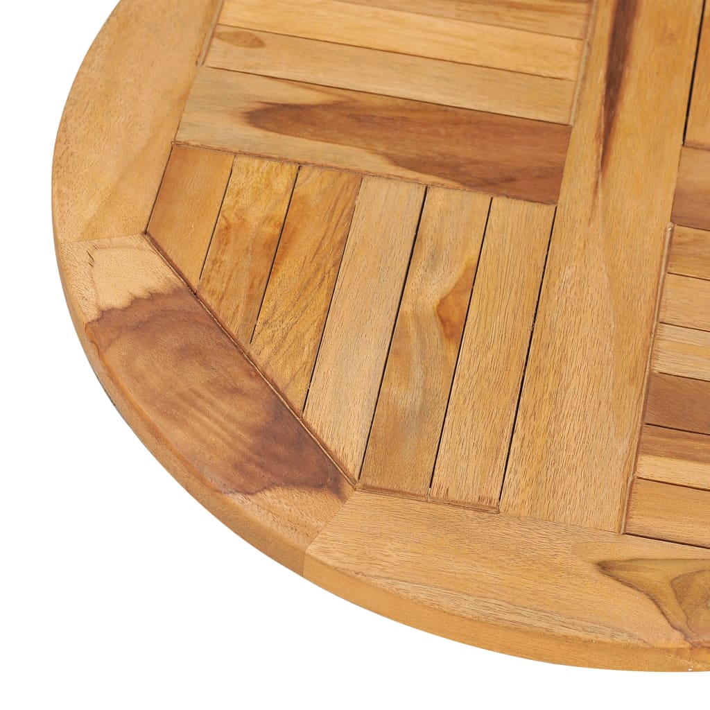 vidaXL Otočná servírovacia tácka masívne teakové drevo