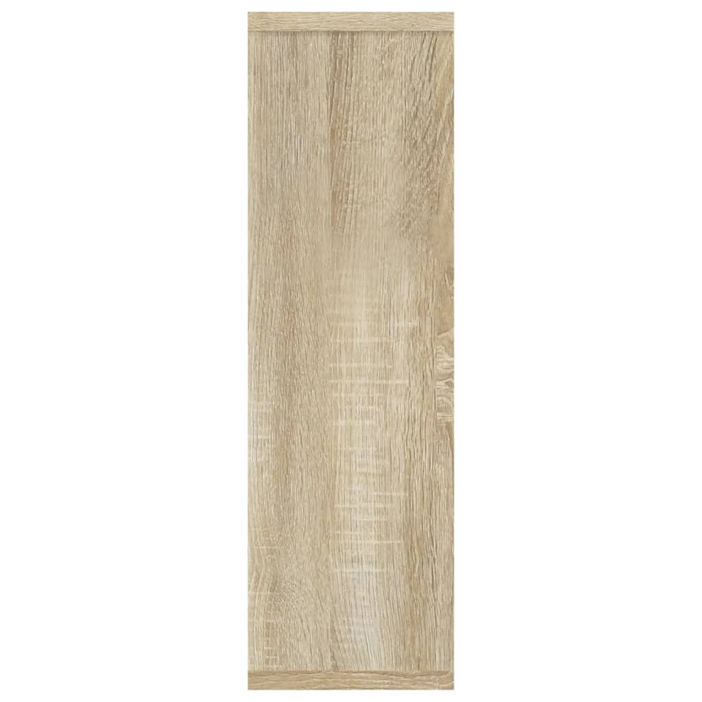 vidaXL Nástenná polica dub sonoma 85x16x52,5 cm spracované drevo