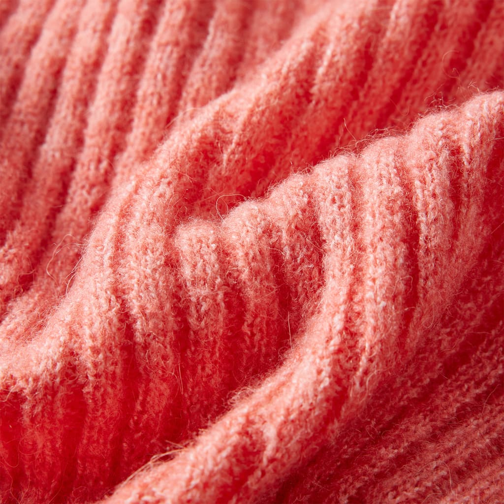 Detský kardigan pletený stredne tmavý odtieň ružovej 92