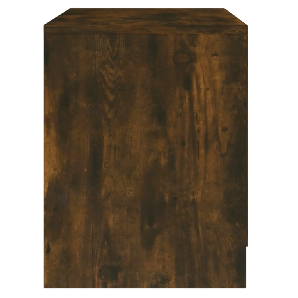 vidaXL Nočné stolíky 2 ks údený dub 45x34,5x44,5 cm drevotrieska