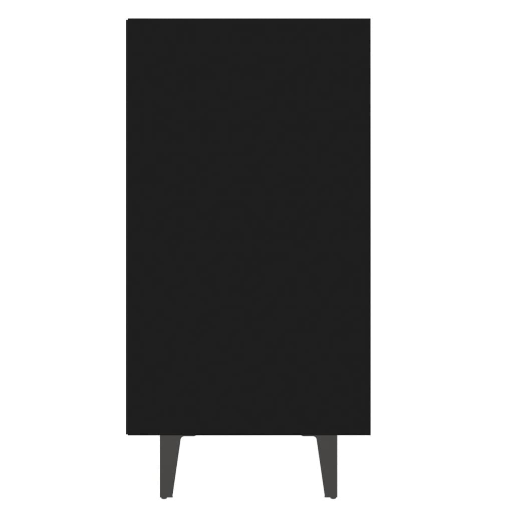 vidaXL Komoda, čierna 103,5x35x70 cm, drevotrieska