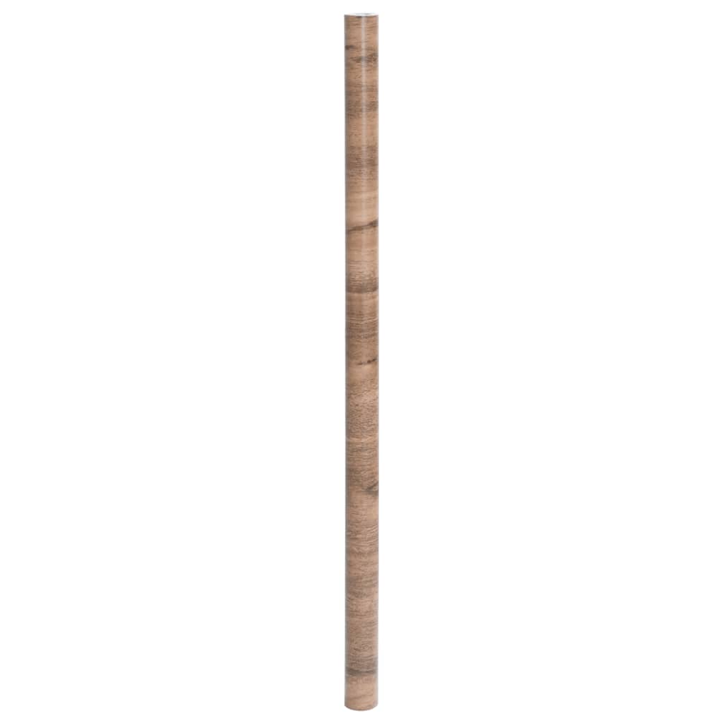 vidaXL Nálepky na nábytok samolepiace vzhľad dreva 90x500 cm PVC