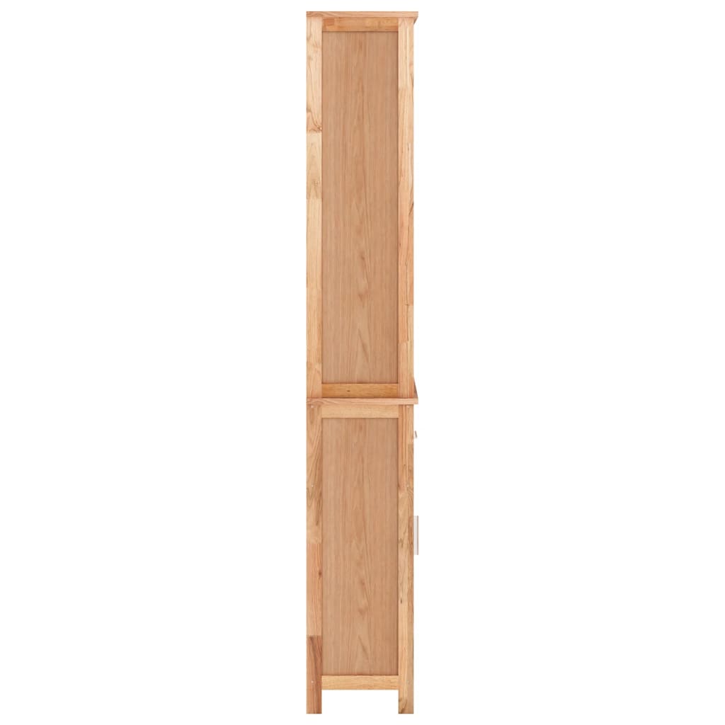 vidaXL Kúpeľňová skrinka 42x29x182 cm masívne orechové drevo