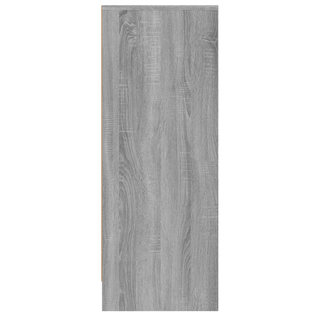 vidaXL Botník sivý dub sonoma 60x35x92 cm spracované drevo