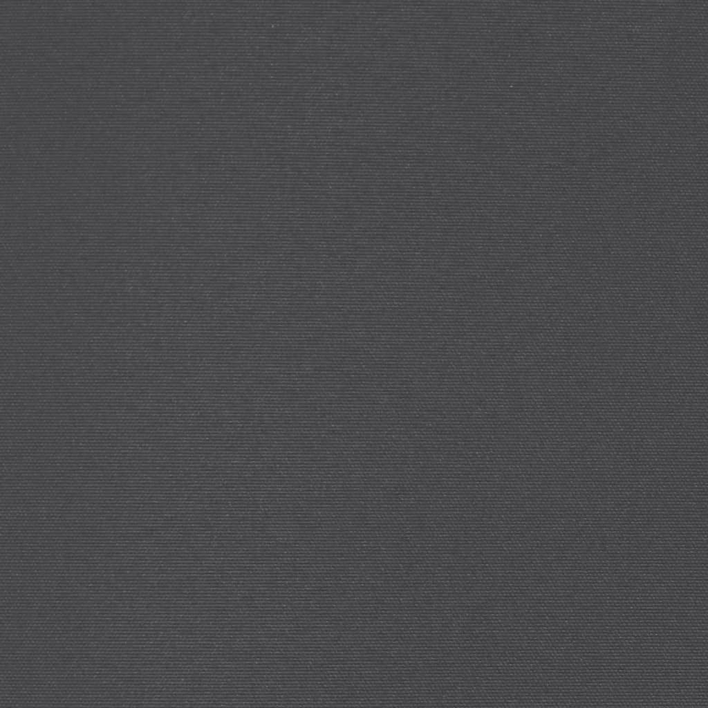 vidaXL Bočná markíza na balkón 170x250 cm čierna