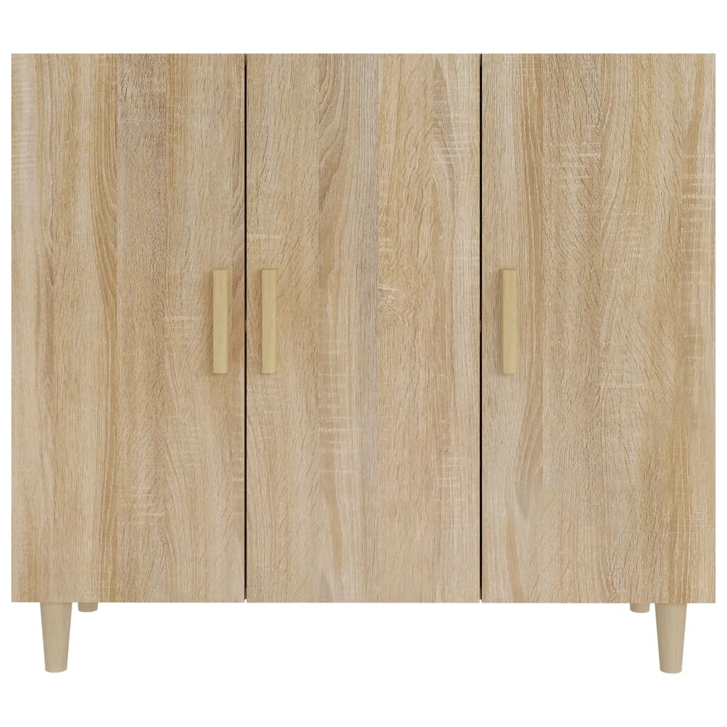 vidaXL Komoda dub sonoma 90x34x80 cm kompozitné drevo