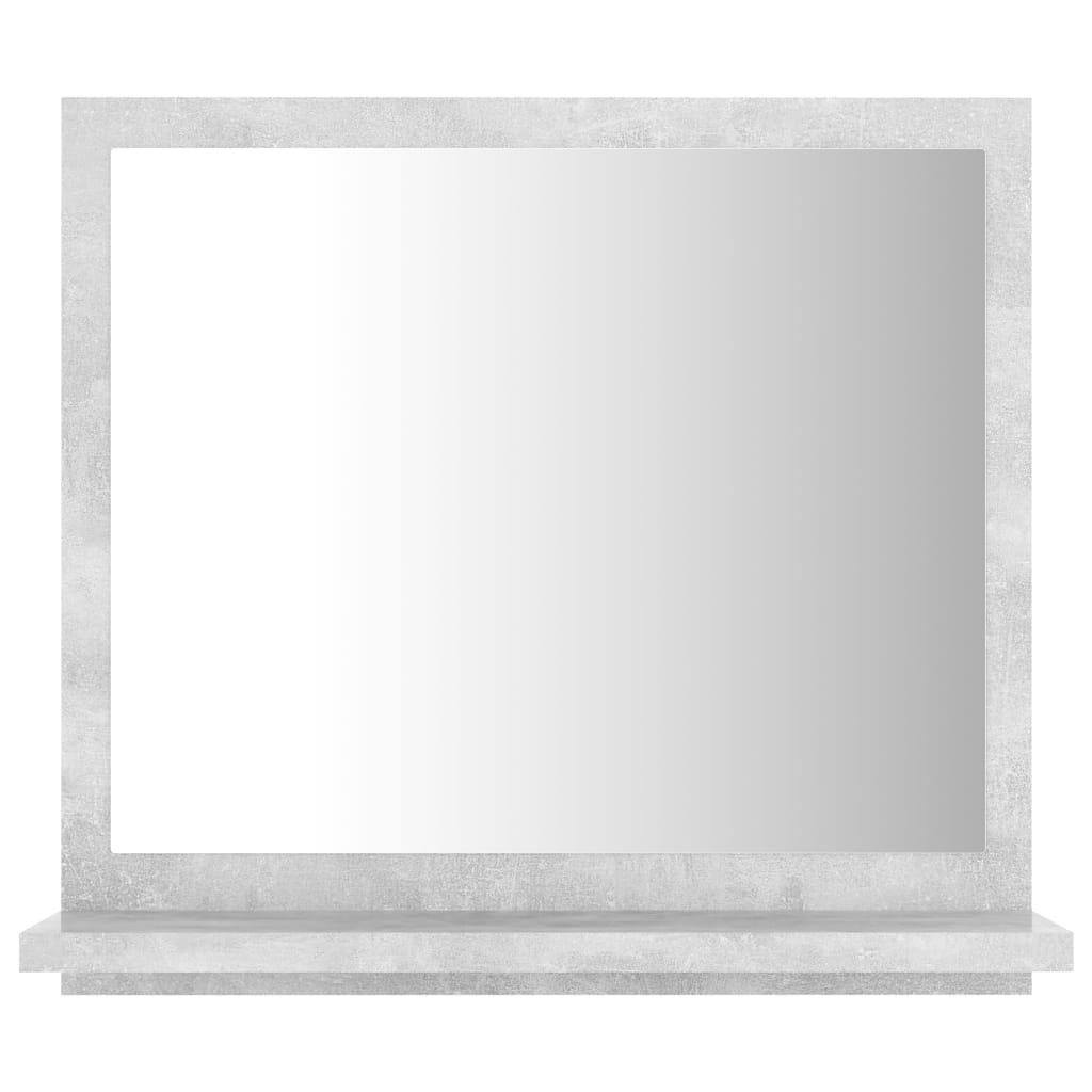 vidaXL Kúpeľňové zrkadlo, betónovo sivé 40x10,5x37cm, kompozitné drevo