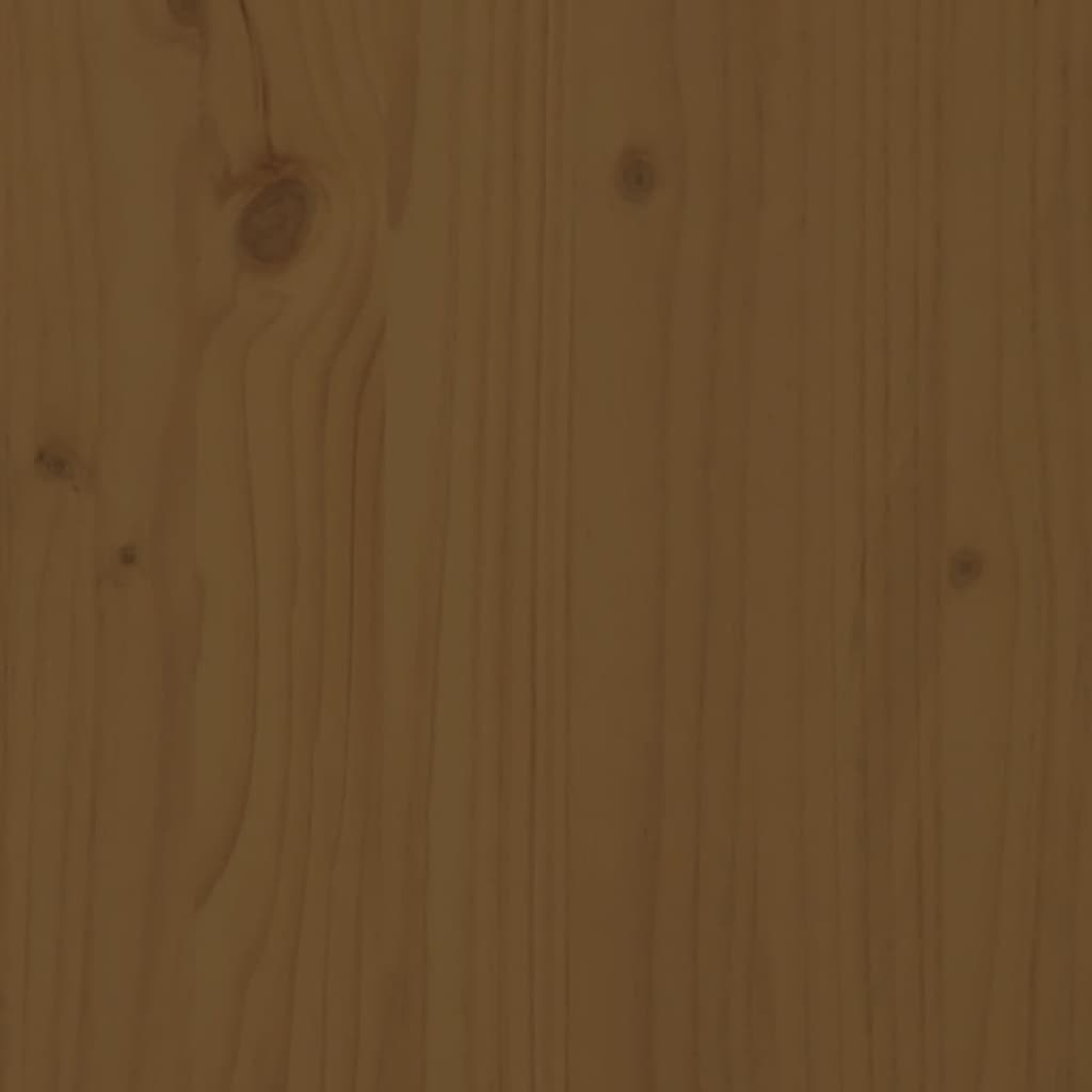 vidaXL Denná posteľ medovo-hnedá 80x200 cm borovicový masív