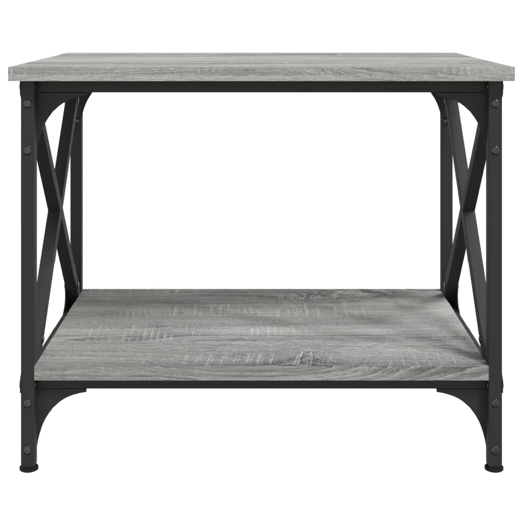 vidaXL Bočný stolík sivý dub sonoma 55x38x45 cm spracované drevo