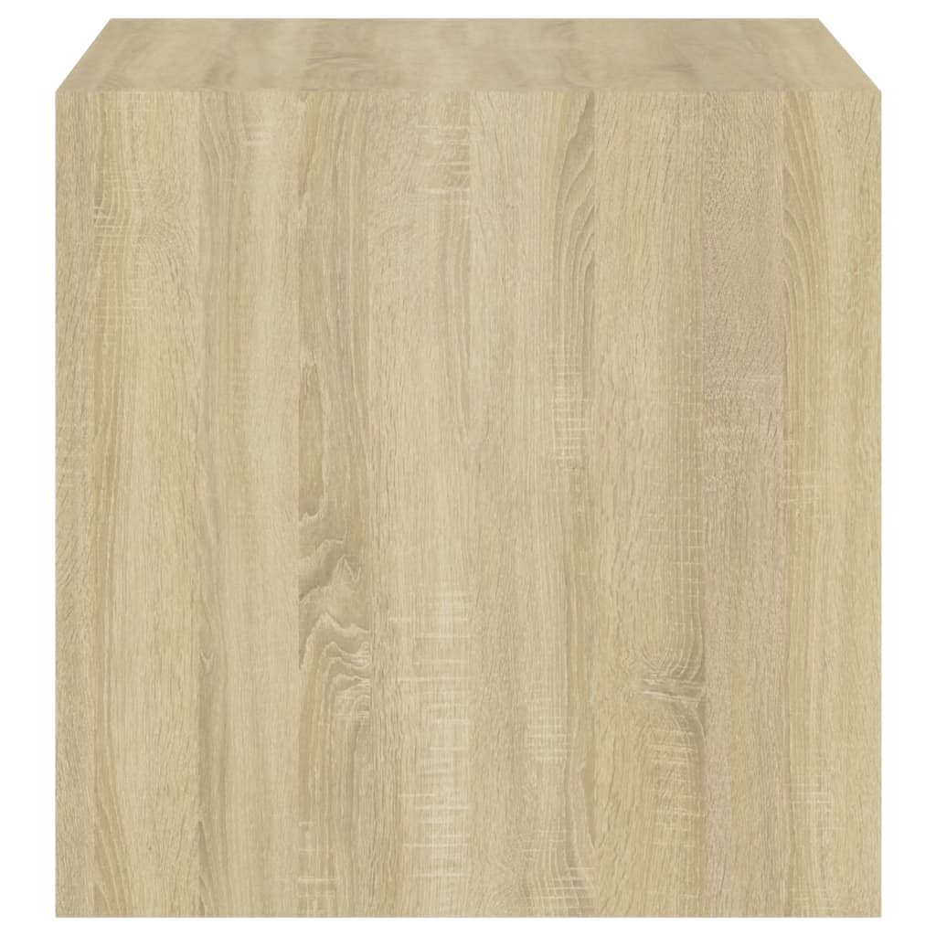 vidaXL Nástenné skrinky 4 ks, dub sonoma 37x37x37 cm, kompozitné drevo