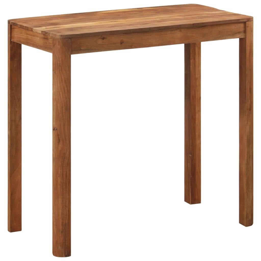 vidaXL Barový stolík, akáciový masív s medovým náterom 110x55x106 cm
