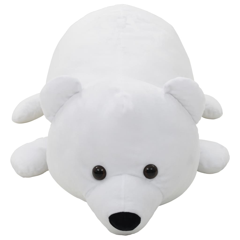 vidaXL Hračka plyšový polárny medveď biely