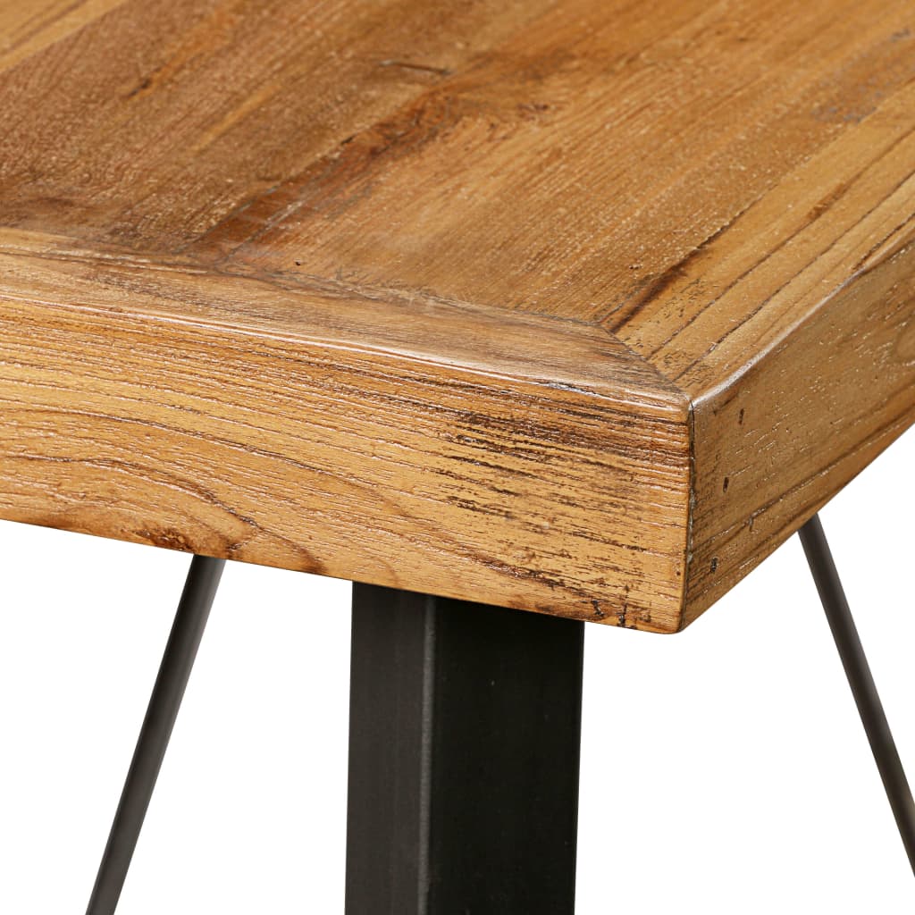 vidaXL Barový stôl, masívne recyklované teakové drevo, 150x70x106 cm